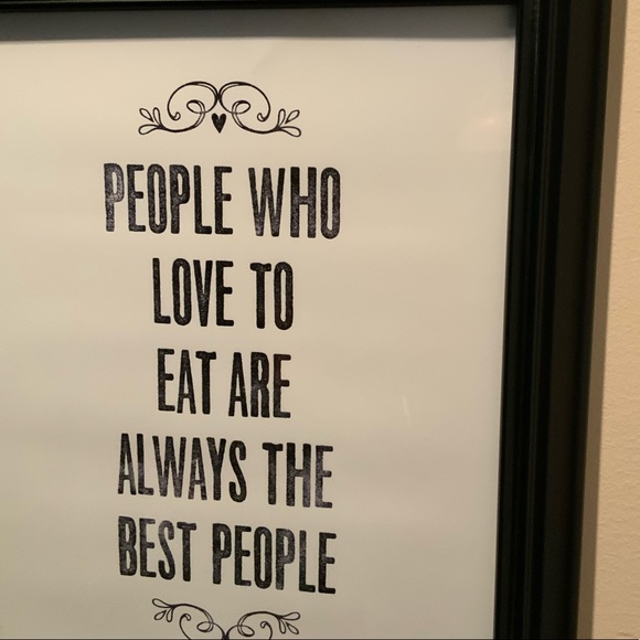 People who love to eat are always the best people. Framed Julia Child Quote. - Picture 4 of 16